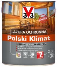 V33 Lazura Polski Klimat 7 Lat 2,5L Dąb Złocisty