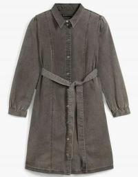 Bonprix платья материнства мини длинный рукав серый