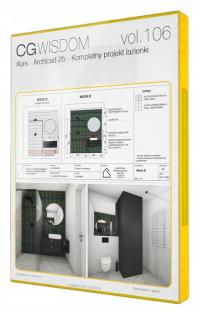 CG Wisdom KURS ARCHICAD 25 - PROJEKT ŁAZIENKI 1 PC / licencja wieczysta ESD