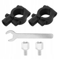 1SET WSPORNIK PRZEDŁUŻAJĄCY LUSTERKO WSTECZNE - MOCOWANIE LUSTERKA MOTOCYKLOWEGO NA KIEROWNICĘ