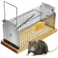 PUŁAPKA ŻYWOŁAPKA NA MYSZY SZCZURY HUMANITARNA