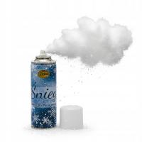 Trwały Sztuczny Śnieg 250ml Spray Szron na Okno Choinkę Ozdoba Świąteczna