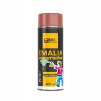 Emalia uniwersalna czerwony jasny Bausolid 400ml RAL3000