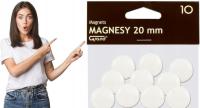 Punkty magnetyczne GRAND 20mm [10] białe