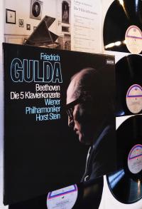 BEETHOVEN = DIE 5 KLAVIERKONZERTE 4LPs BOX WIENER PHILH. / FRIEDRICH GULDA