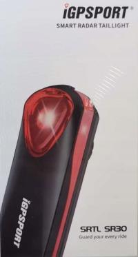 Wsteczny RADAR ROWEROWY z lampką, wykrywa pojazdy