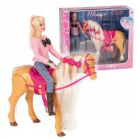 Кукла с лошадью ходячая лошадь ходит римское седло