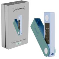 Ledger Nano X безопасный криптовалютный кошелек BTC ETH Pastel Green Bluetooth