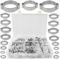 OBEJMY ZACISKOWE STALOWE METALOWE ZESTAW OBEJM ZACISKOWYCH Z USZAMI ZACISKI