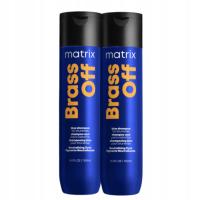 MATRIX BRASS OFF szampon do włosów neutralizujący odcień 300ml - 2 sztuki