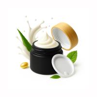 Słoik Słoiczek Szklany CZARNY MAT 5g na Krem Balsam Kosmetyki Maść Żel