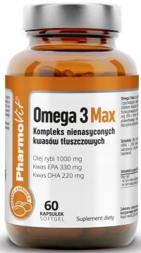 PHARMOVIT OMEGA 3 MAX 60k 1000 MG KWASY EPA DHA