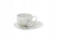 LUBIANA AVOCADO Filiżanka Ze Spodkiem Do Kawy Herbaty 200ml 16,5cm MAGNOLIA