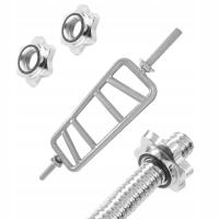 PLATINUM FITNESS GRYF KRATOWNICA KRATA 87 CM 28 MM ZACISKI SZTANGA GWINT