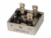 МОСТ ВЫПРЯМИТЕЛЯ KBPC5010 50A 1000V КВАДРАТНЫЙ