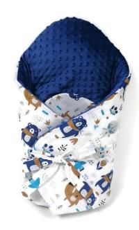 Becik niemowlęcy USZTYWNIANY MINKY 2w1 DE-BORENO