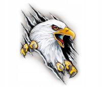 Наклейка Eagle Eagle Head, разрывающая листовой металл, корпус автомобиля, когти, УФ-когти