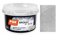 FOX DEKORATOR BROKAT W ŻELU SREBRO DO FARBY SREBRNY 200G