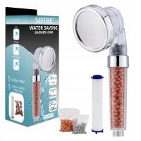 słuchawka prysznicowa WYSOKOCIŚNIENIOWA 3W1 z 2 FILTRAMI OSZCZEDZAJĄCA wodę