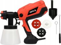 YATO PISTOLET MALARSKI ELEKTRYCZNY 600W AGREGAT PRZEPŁYW 1L/MIN + 3 DYSZE