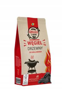 WĘGIEL DRZEWNY 2 kg Lewiatan grill