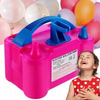 POMPKA ELEKTRYCZNA DO BALONÓW 2 DYSZE MOCNA ZESTAW ŚLUB URODZINY IMPREZA