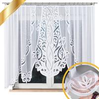 ПАНЕЛЬ ГОТОВАЯ V-KA ЗАНАВЕСКА ГОТОВАЯ КОРОТКАЯ AZUR ДЛЯ КУХОННОЙ КОМНАТЫ 300X160 СМ