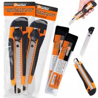 2x Nóż Tapet Nożyk Łamany Cięcia TAPICERKI PIANKI KARTONU 22x Wkłady Ost 6Z