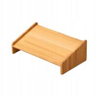 Drewniany podnóżek pod biurko Regulowany