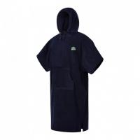 Poncho Mystic Velour - wake - Night Blue