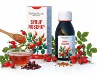 SYROP Z DZIKIEJ RÓŻY WITAMINA C KWAS ASKORBINOWY ODPORNOŚĆ 100 ml