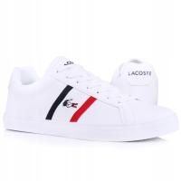 МУЖСКАЯ ОБУВЬ LACOSTE LEROND PRO 123 1 CMA WHT / NVY / RED R