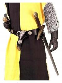 УНИКАЛЬНЫЙ РЫЦАРСКИЙ ПОЯС С ДВУМЯ МЕЧАМИ (WS101082)