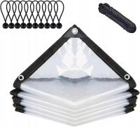 Открытый сад патио брезент водонепроницаемый для растений прозрачные сетки 2X3M