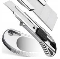 НОЖ ДЛЯ ОБОЕВ МЕТАЛЛИЧЕСКИЙ НАПРАВЛЯЮЩИЙ С СЛОМАННЫМ ЛЕЗВИЕМ 18 ММ НОЖ ДЛЯ ОБОЕВ