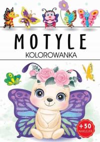 Kolorowanka motyle z naklejkami