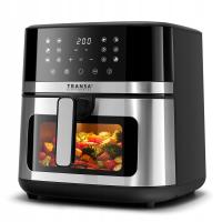 MOCNA BEZTŁUSZCZOWA FRYTKOWNICA PODŚWIETLENIE LED 12 PROGRAMÓW 2200W 8L XXL