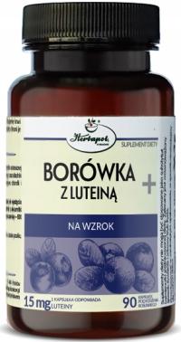 Herbapol черника с лютеином 90 капсул зрение глаза зрение