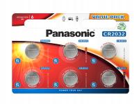 Литиевые батарейки Panasonic CR2032 6 шт.