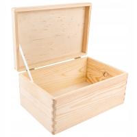 Деревянный ящик с крышкой для хранения украшения 30x20x14cm