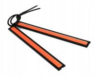 ŚWIATŁA STOP POZYCJA DZIENNE DRL LED COB LISTWA TAŚMA PASEK 17cm CZERWONA