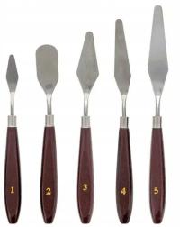 Łopatka szpatuła dekorator ciasta tort dekoracje krem masa szpachelki 5szt