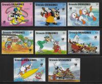 Grenada Grenadyny 1988 Znaczki 944-51 ** sport igrzyska olimpijskie Disney