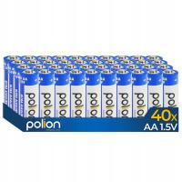 40x AA Polion батареи / палец 1.5 V Lr6 ультра щелочной для пульта дистанционного управления 40 шт