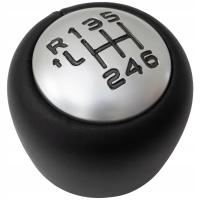 Gałka zmiany biegów M MODECAR czarna ekoskóra 6 biegów do Peugeot 508