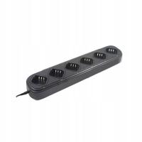 Sześciostanowiskowa ładowarka Baofeng UV-5R czarna