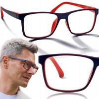 Очки для чтения мужские прямоугольные классические рецептурные плюсы BRILO