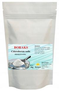 CZTEROBORAN SODU dziesięciowodny BORAX jakość BORAKS czysty CZDA 99,9% 1kg