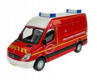 BBURAGO EMERGENCY MERCEDES SPRINTER STRAŻ 1:50 METALOWY NOWY MODEL
