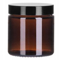 Słoik brązowy do świec 120ml pojemnik szklany 1 szt.